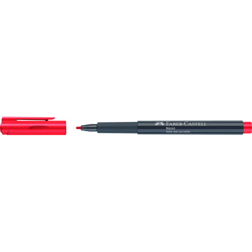 MARKER CREATIV ROSU NEON FABER-CASTELL