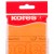 NOTES ADEZIV 75x75MM PORTOCALIU NEON 100 FILE KORES