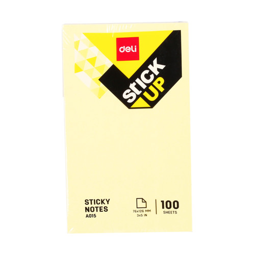 NOTES ADEZIV 76*126MM DIV. CULORI PASTEL DELI
