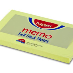 NOTES ADEZIV 76*127MM GALBEN PAL 100 FILE NOKI