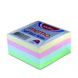 NOTES ADEZIV 76*76MM 4 CULORI PASTEL 400F NOKI