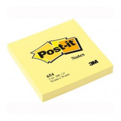 NOTES ADEZIV 76*76MM GALBEN PAL 100 FILE POST-IT 3M