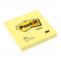 NOTES ADEZIV 76*76MM GALBEN PAL 100 FILE POST-IT 3M