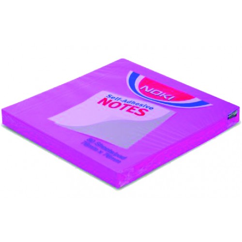 NOTES ADEZIV 76*76MM MAGENTA 80 FILE NOKI