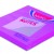 NOTES ADEZIV 76*76MM MAGENTA 80 FILE NOKI