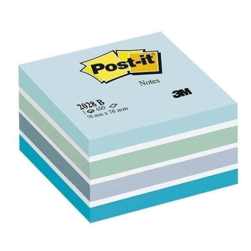NOTES ADEZIV 76*76MM NUANTE ALBASTRU 450 FILE POST-IT 3M