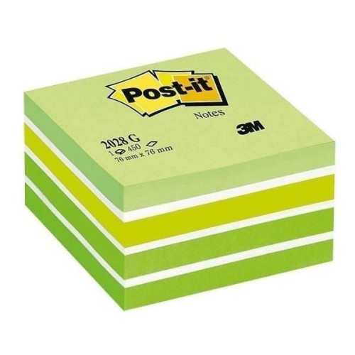 NOTES ADEZIV 76*76MM NUANTE VERDE PASTEL 450 FILE POST-IT 3M