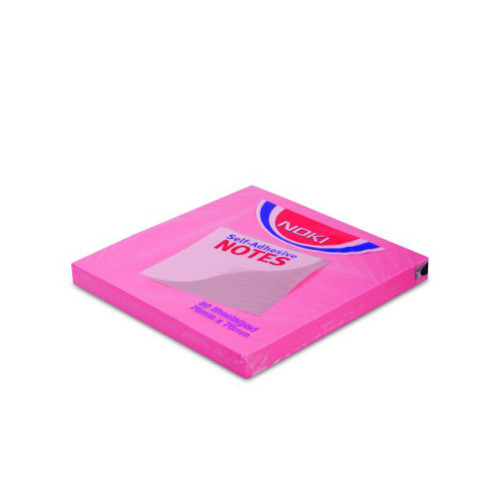 NOTES ADEZIV 76*76MM ROZ 80 FILE NOKI