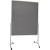 PANOU TEXTIL 120*150 CM FATA DUBLA GRI MOBIL MAGNETOPLAN