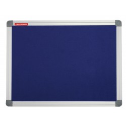 PANOU TEXTIL 60*90 CM ALBASTRU RAMA ALUMINIU MEMOBOARDS