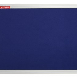 PANOU TEXTIL 60*90 CM ALBASTRU RAMA ALUMINIU MEMOBOARDS