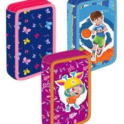 PENAR ECHIPAT 50 PIESE 2 FERMOARE 2 EXTENSII SCHOOL FRIENDLY PIG