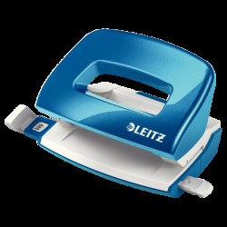 PERFORATOR 10 COLI MODEL MINI 5060 ALBASTRU METALIZAT LEITZ