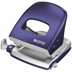 PERFORATOR 30 COLI MODEL 5006 METALIC ALBASTRU-VIOLET STYL LEITZ