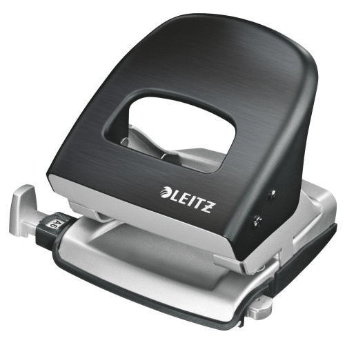 PERFORATOR 30 COLI MODEL 5006 METALIC NEGRU STYLE LEITZ