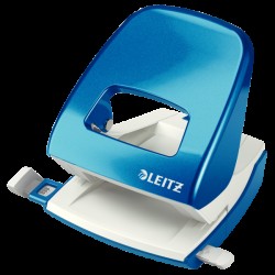 PERFORATOR 30 COLI MODEL 5008 METALIC ALBASTRU METALIZAT LEITZ