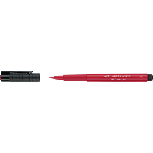 PITT ARTIST PEN BRUSH ROSU DESCHIS FABER-CASTELL