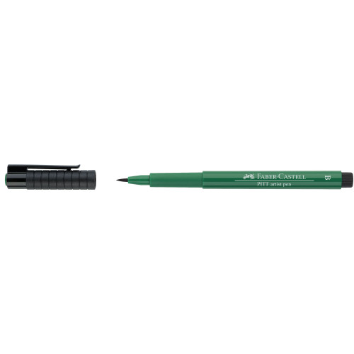 PITT ARTIST PEN BRUSH VERDE INCHIS FABER-CASTELL