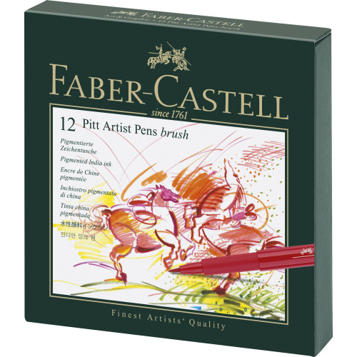 PITT ARTIST PEN CUTIE STUDIO 12 BUC FABER-CASTELL