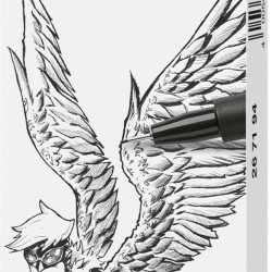 PITT ARTIST PEN SET 4 COMIC NEGRU FABER-CASTELL