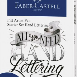 PITT ARTIST PEN SET CALIGRAFIC 8 BUC FABER-CASTELL