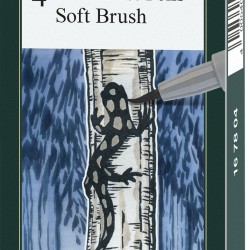 PITT ARTIST PEN SOFT BRUSH SET 4 BUC FABER-CASTELL