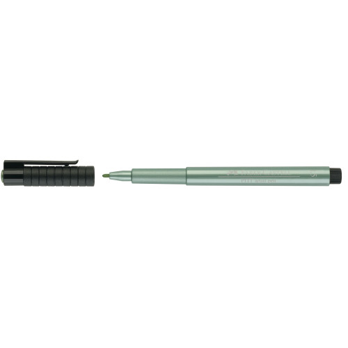 PITT ARTIST PEN VERDE METALIZAT FABER-CASTELL
